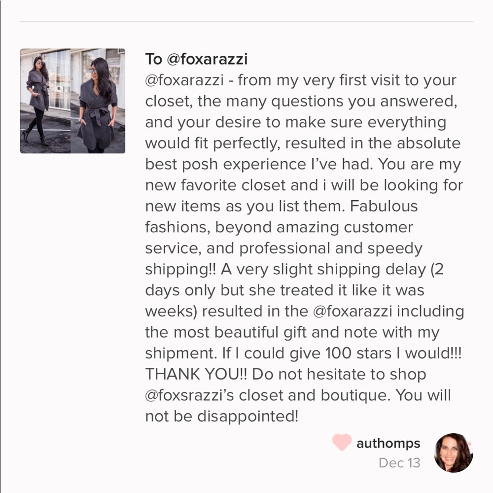 ❤️🌟5 Star Charcoal Waterfall Trench Coat - Picture 6 of 6